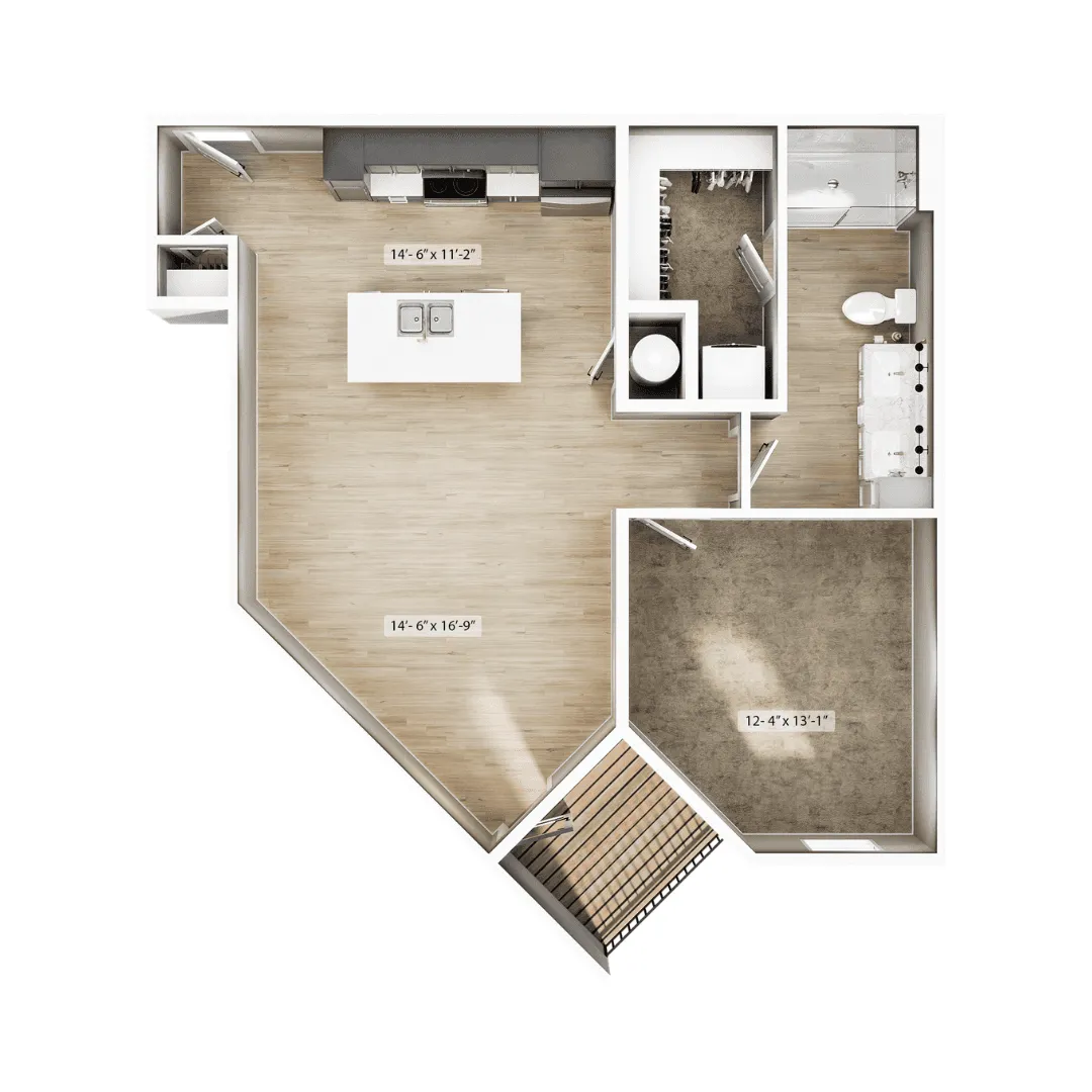The Zephyr Floorplan No Furniture