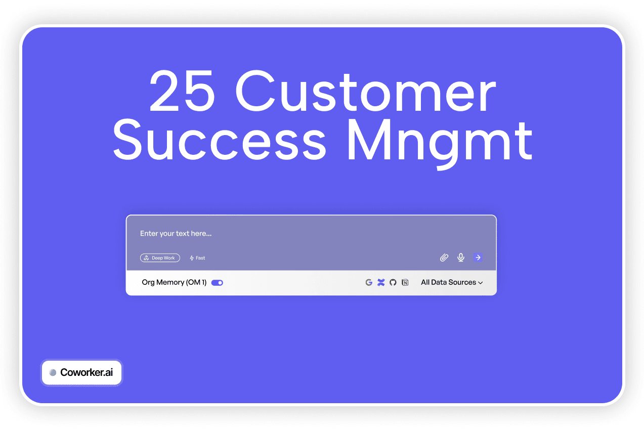 Best Customer Success Management Platforms F