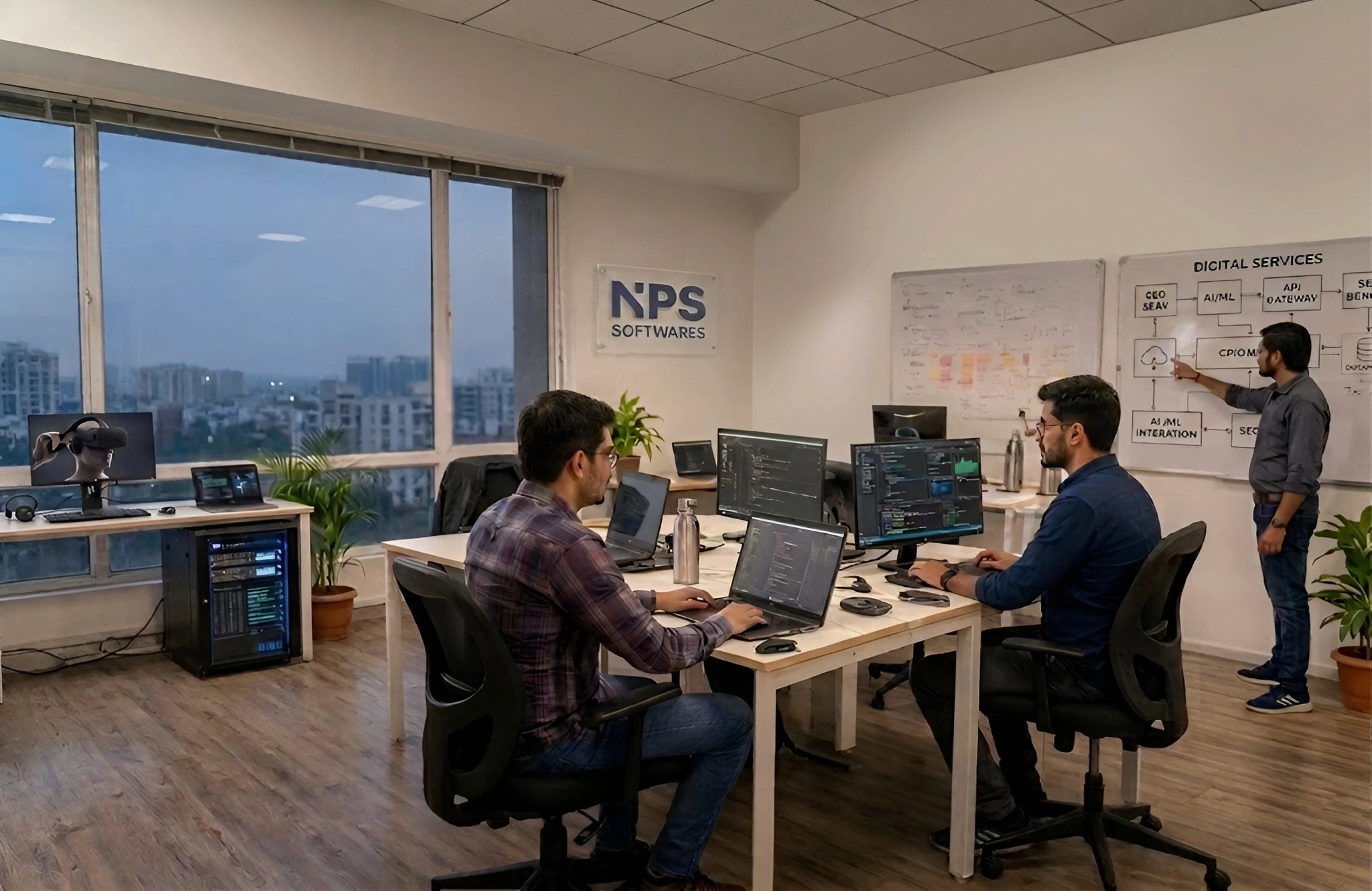 Office Setup For digital services team at nps