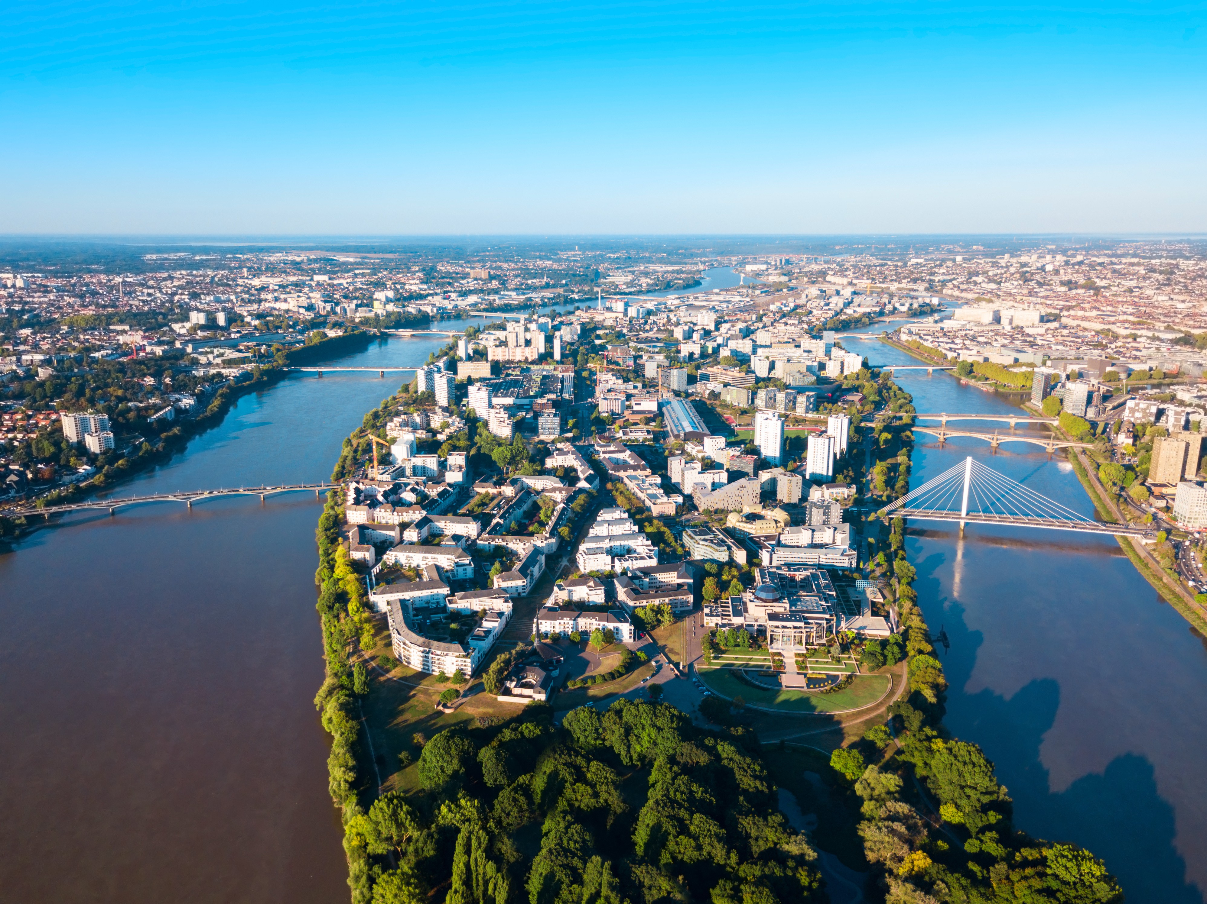 ESN Nantes : photographie panoramic de la ville de Nantes