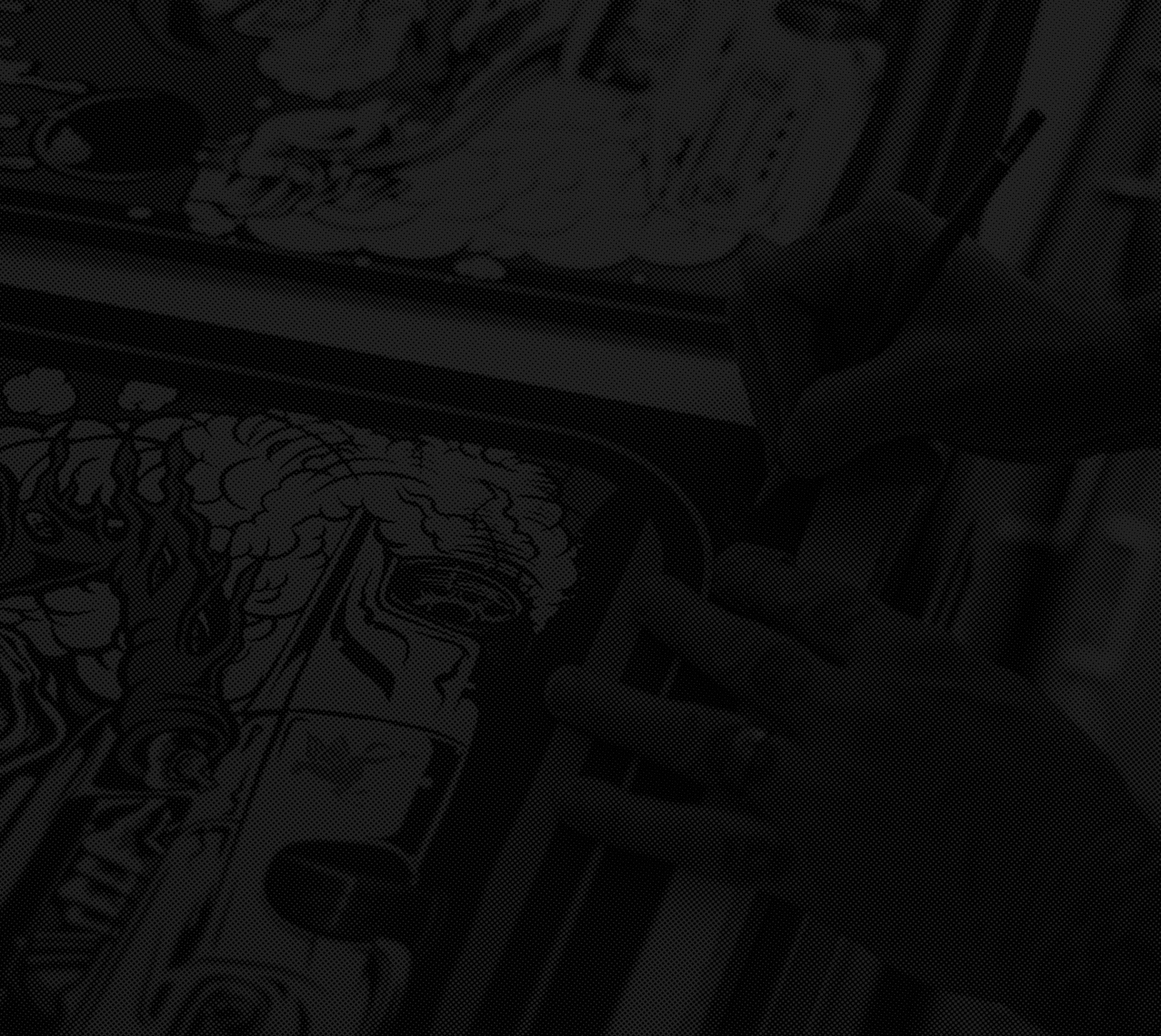 Black and gray halftone image of Dirty Donny signing his “Decayed Drifter” Mobil 1 DR1VRS Club print.