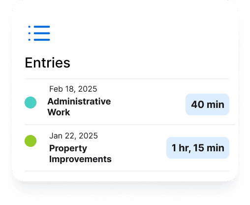 Entries