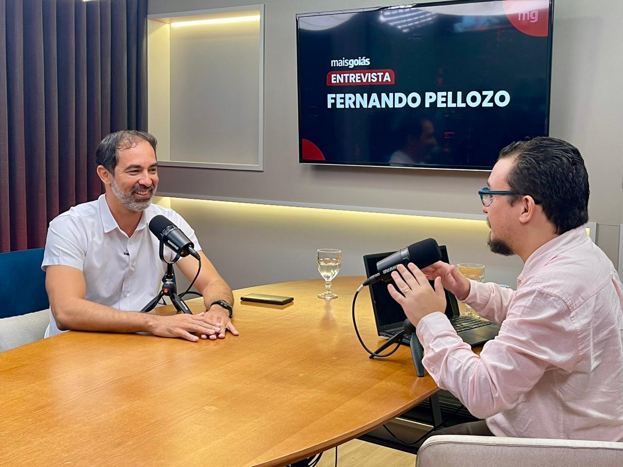 Fernando Pellozo ao lado de Domingos Ketelbey