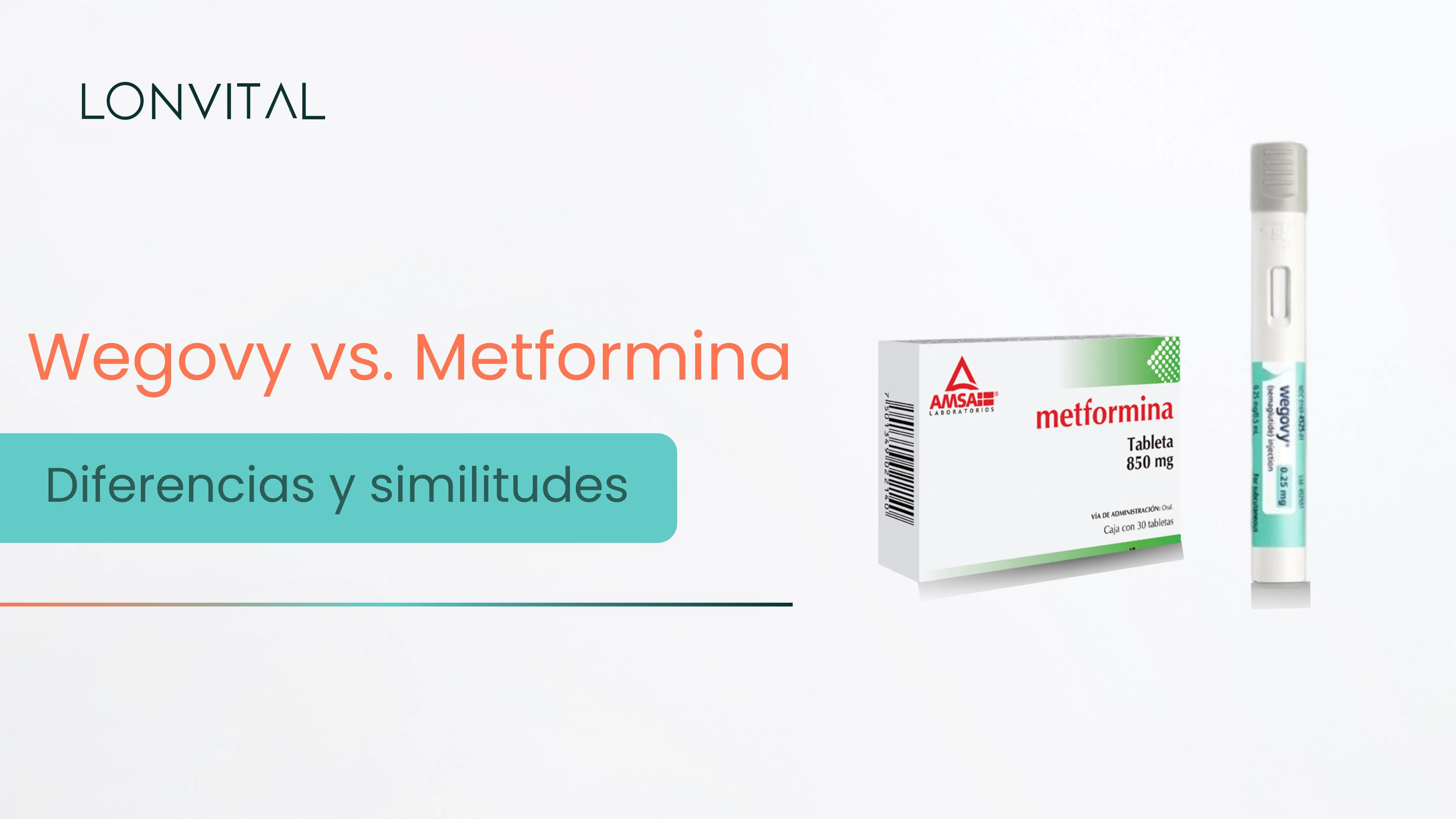 Wegovy vs. Metformina: Diferencias y similitudes