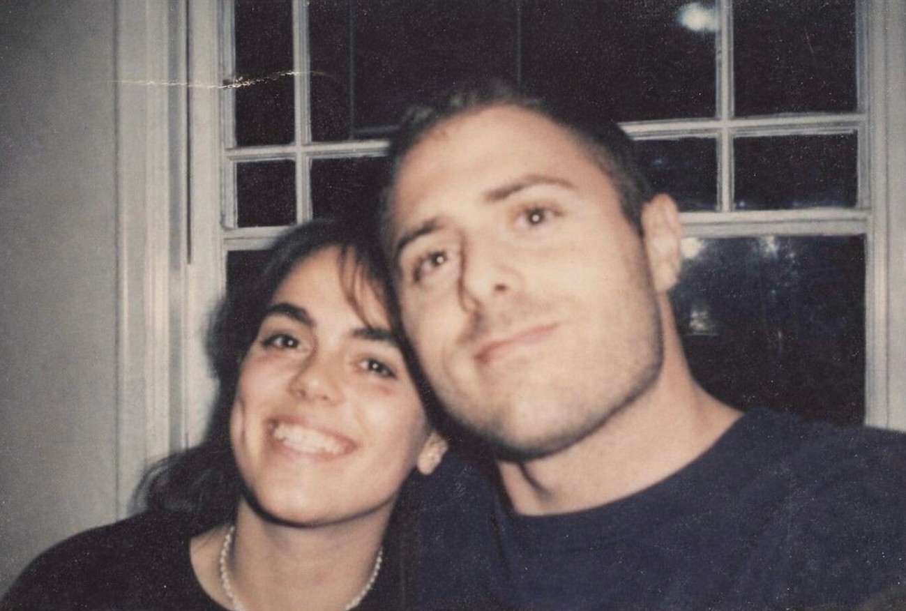 A man and a woman in an office