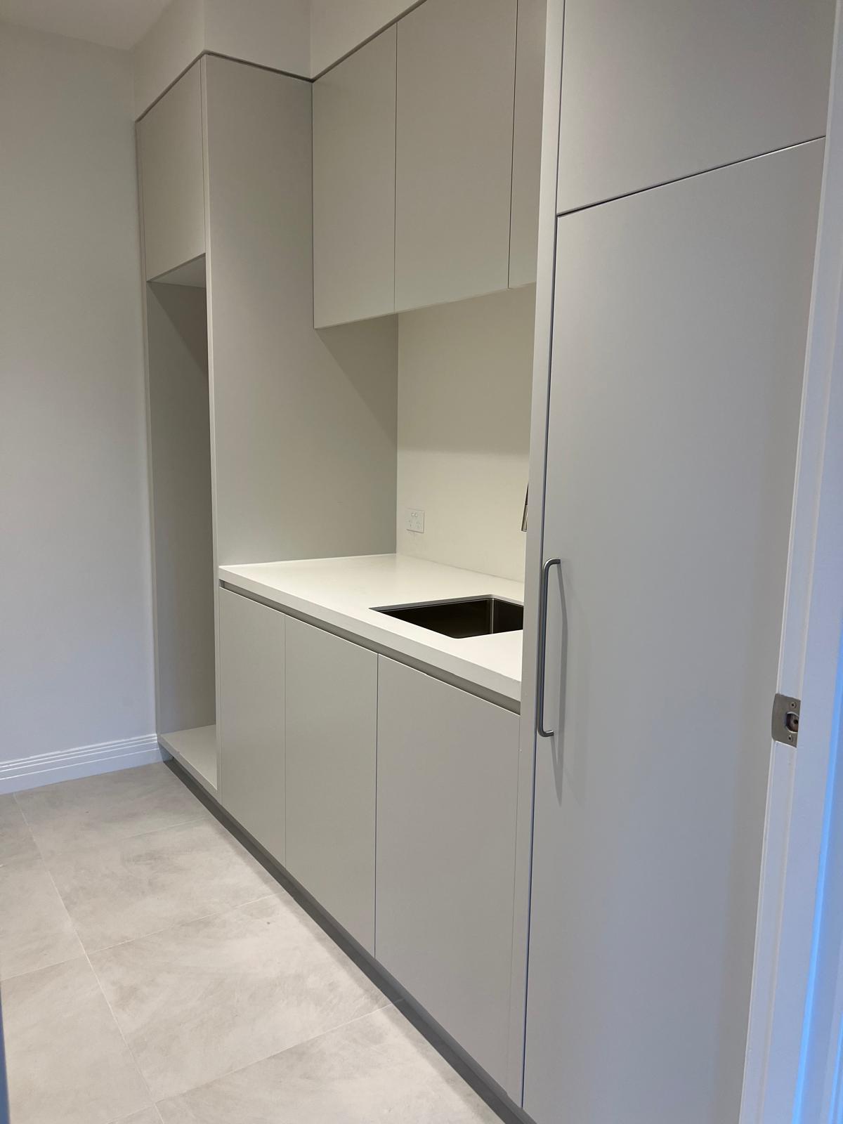 basement finished with tv