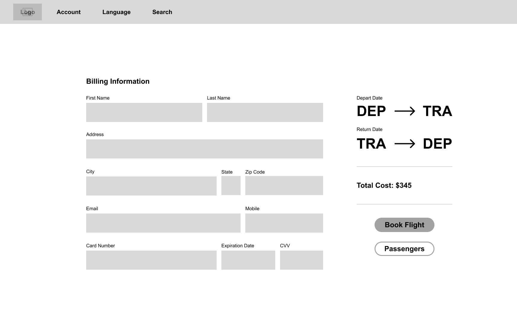 Design system page for colors.