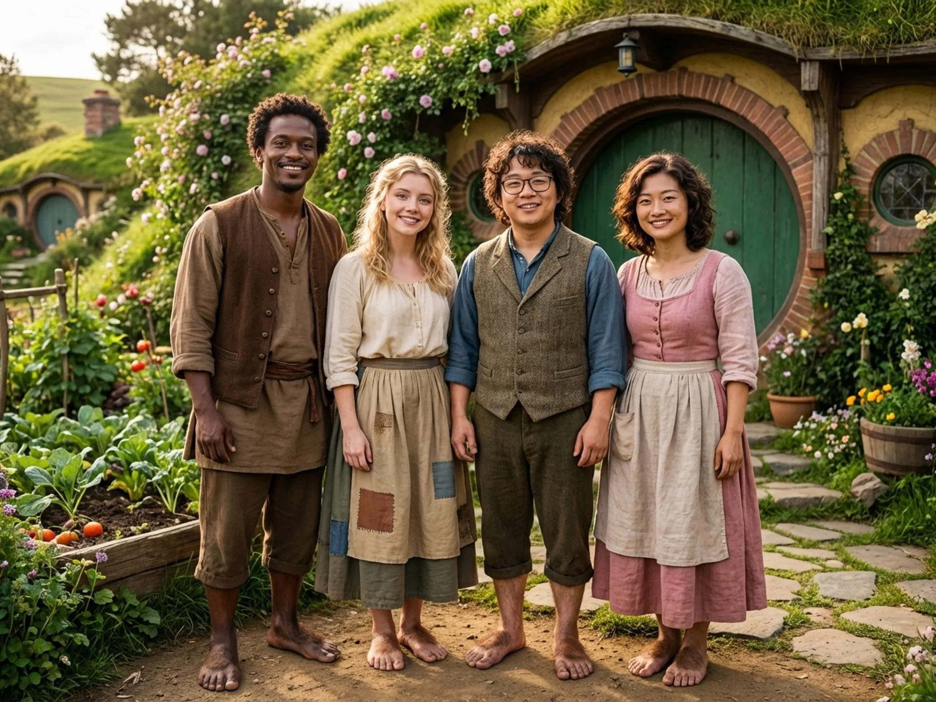 Transformation IA thème hobbits - PhotoBooth AI