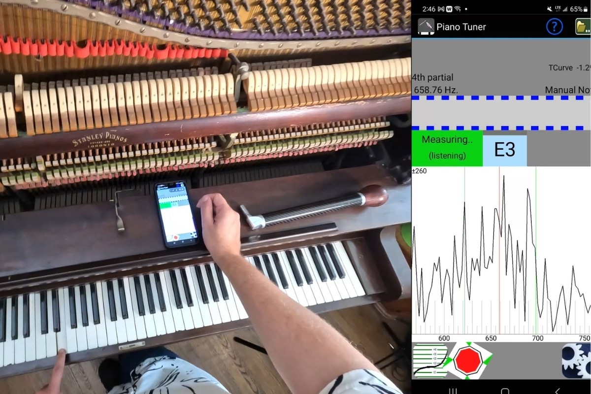 Piano Tuning with tunelab