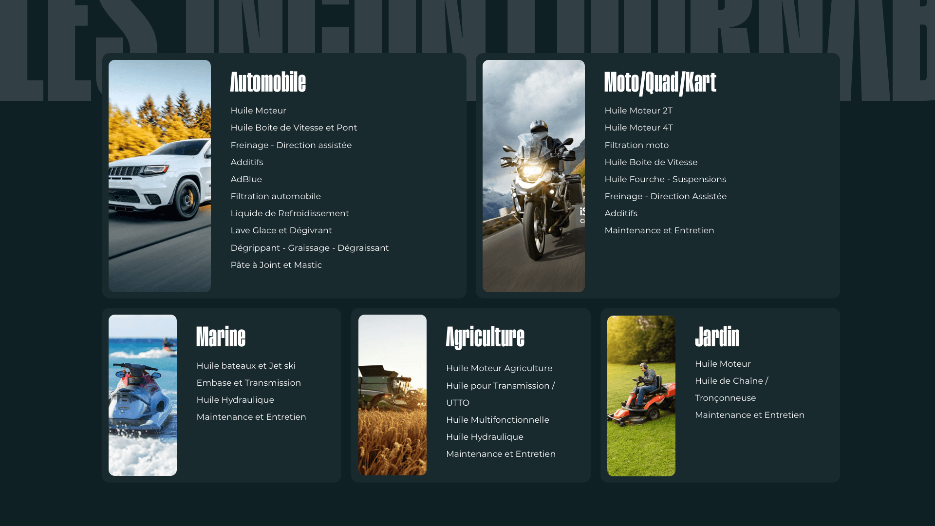Website section