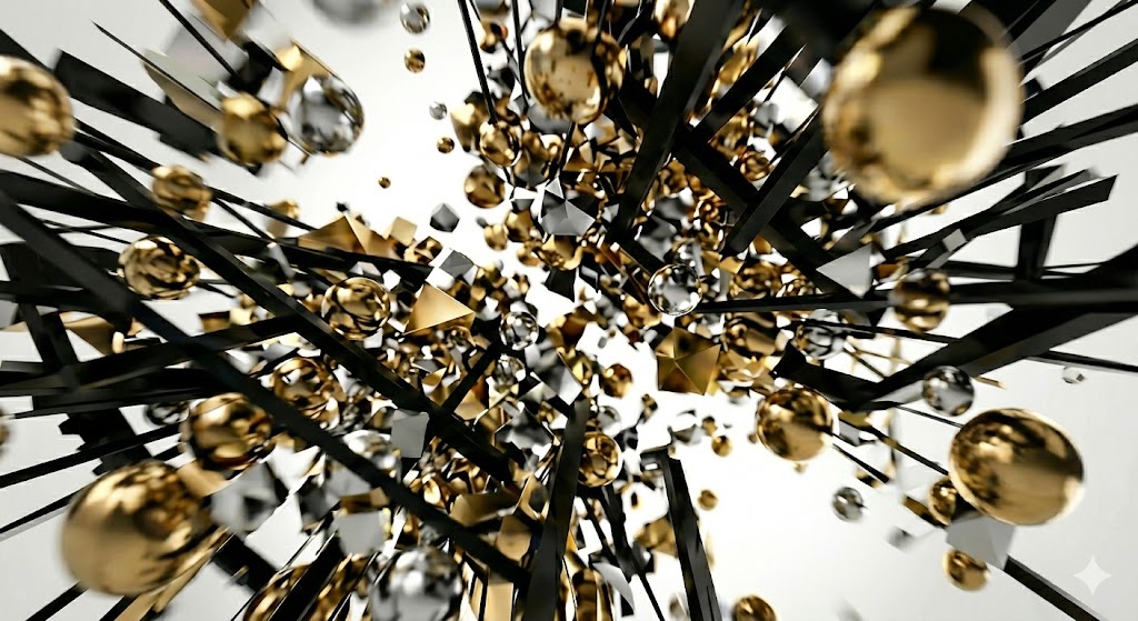 Silhouetted Basketball Player in Motion