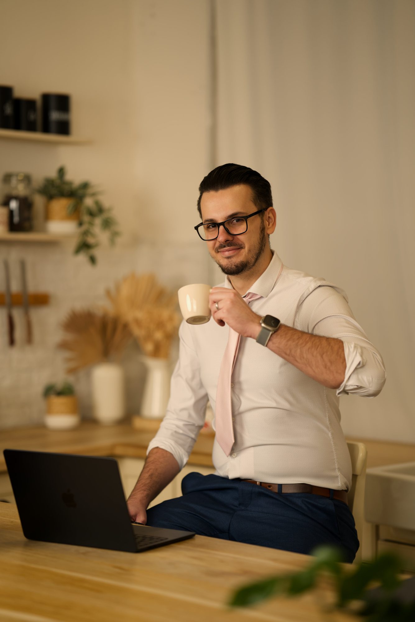 Pánský portrét - business focení v ateliéru