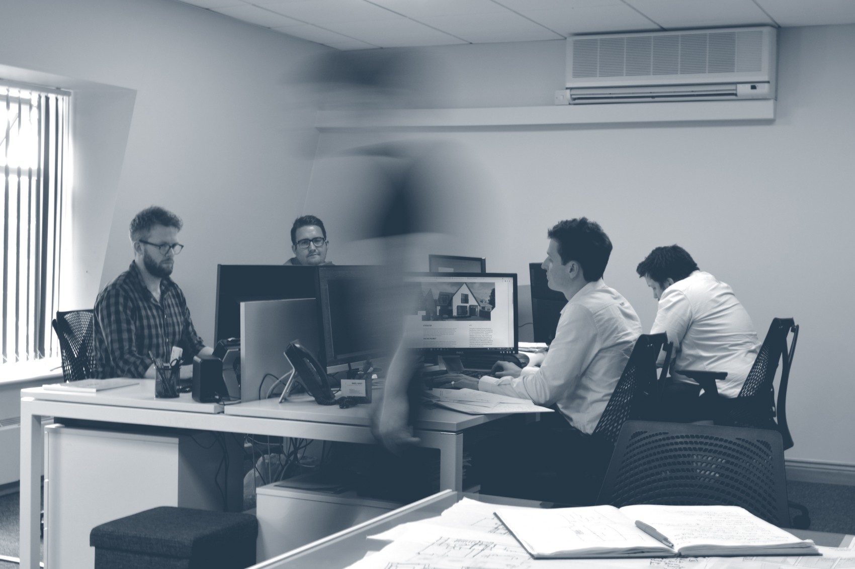 Bastion team in studio