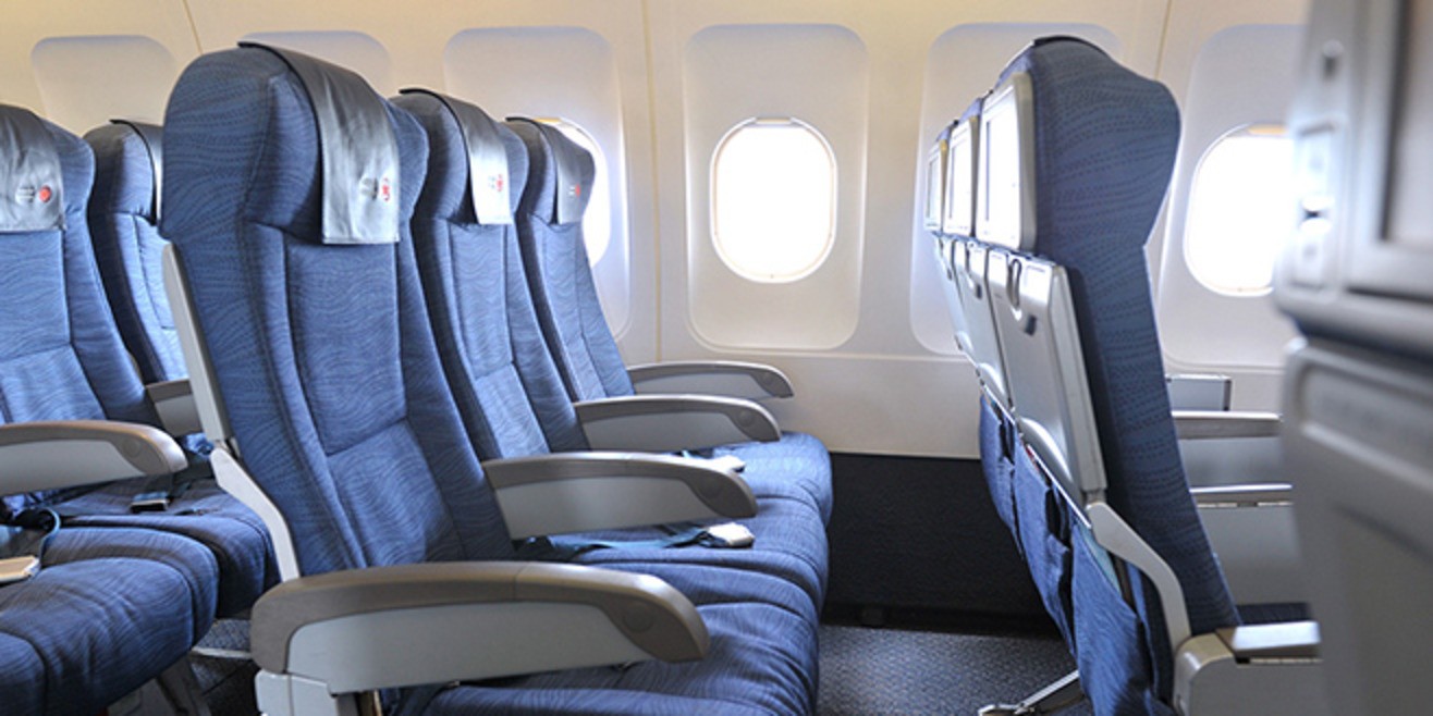 Economy class seats