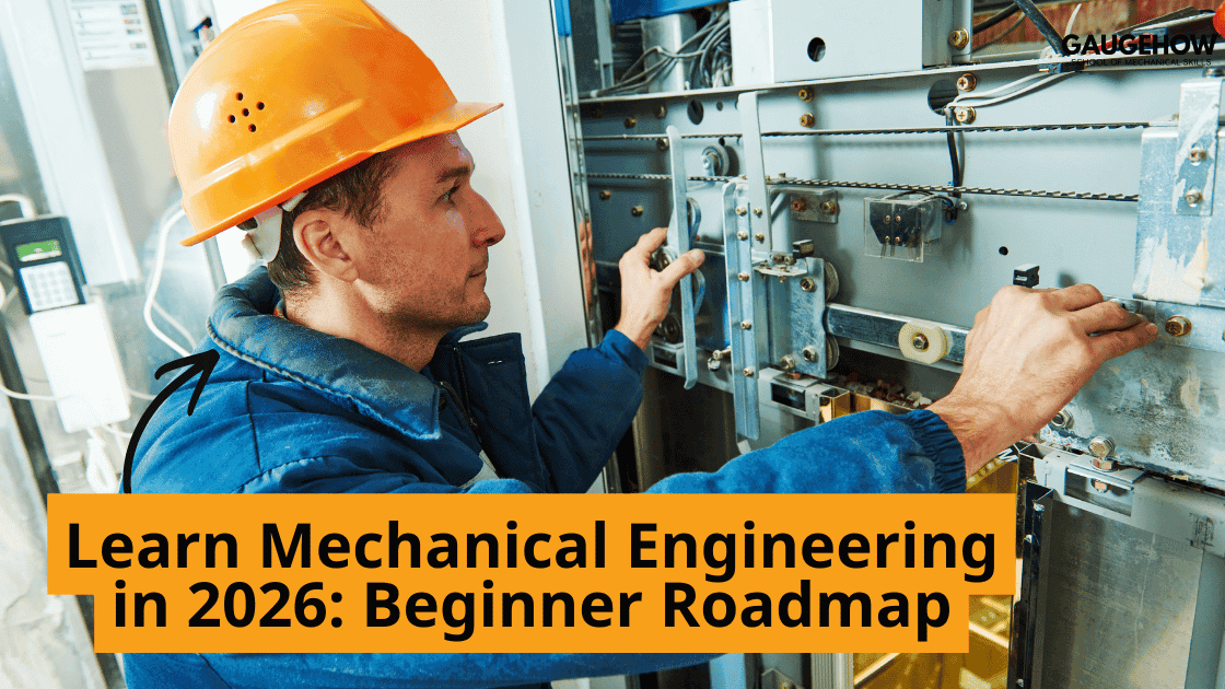 Mechanical engineer working on machine