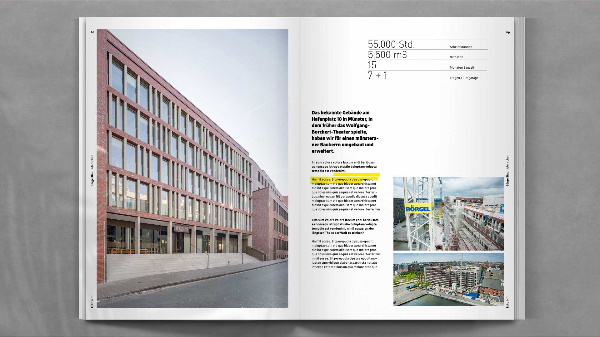 Themenseite zu internationalen Projekten von Börgel Bau – visuell stimmig inszeniert mit Weltkarte, Icons und Bildern aus dem Auslandseinsatz.