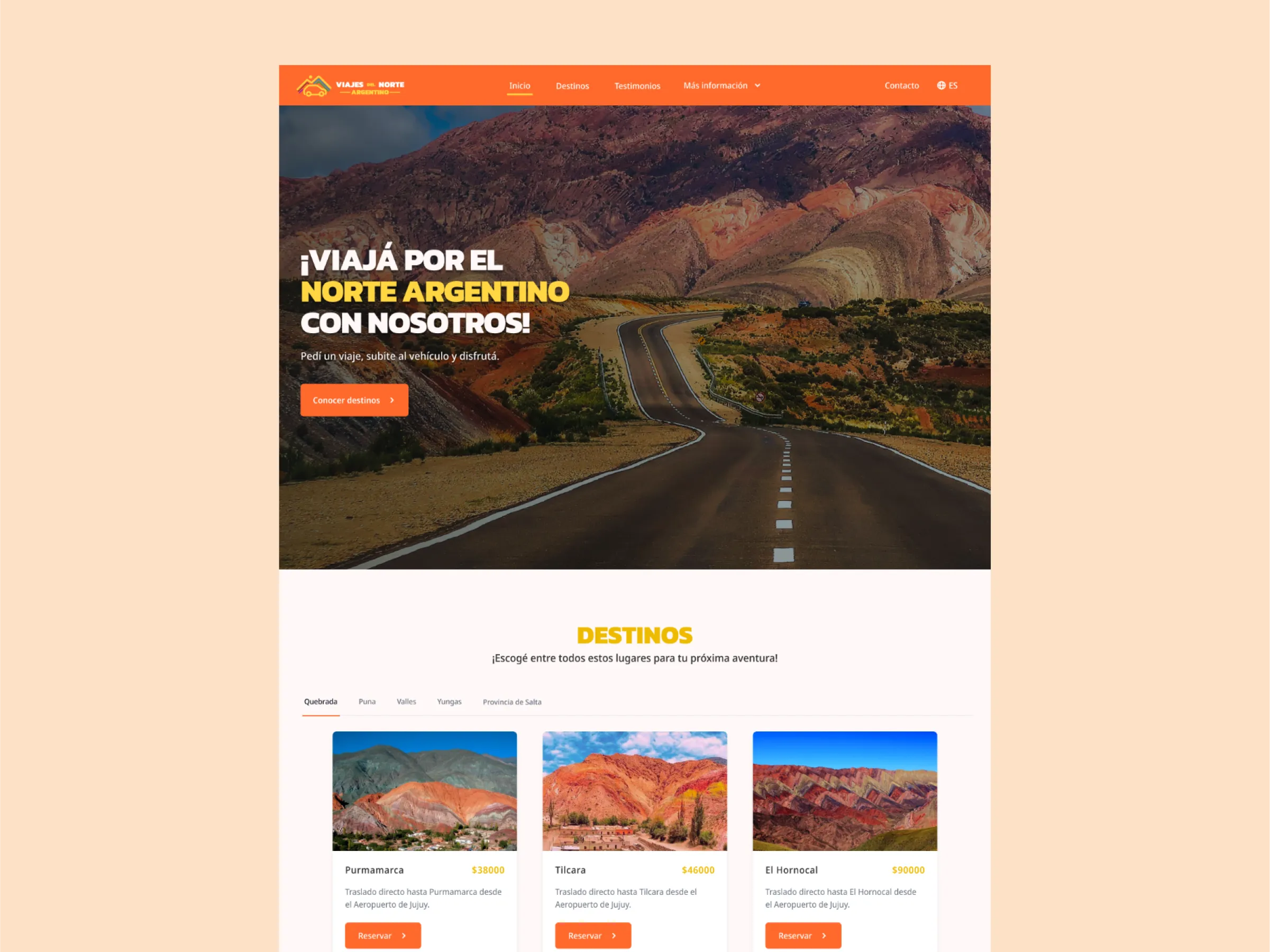 Viajes del Norte Argentino Cover