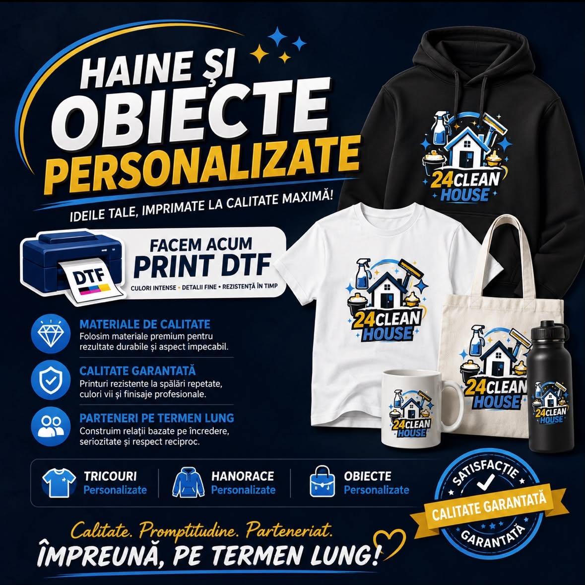 Tricouri pregătite pentru personalizare