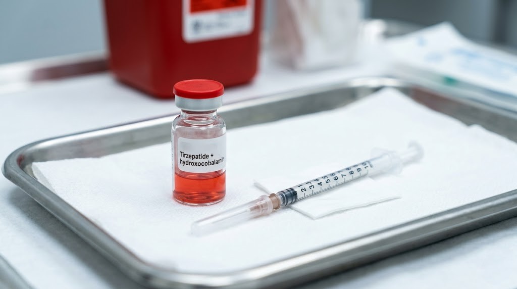Tirzepatide hydroxocobalamin