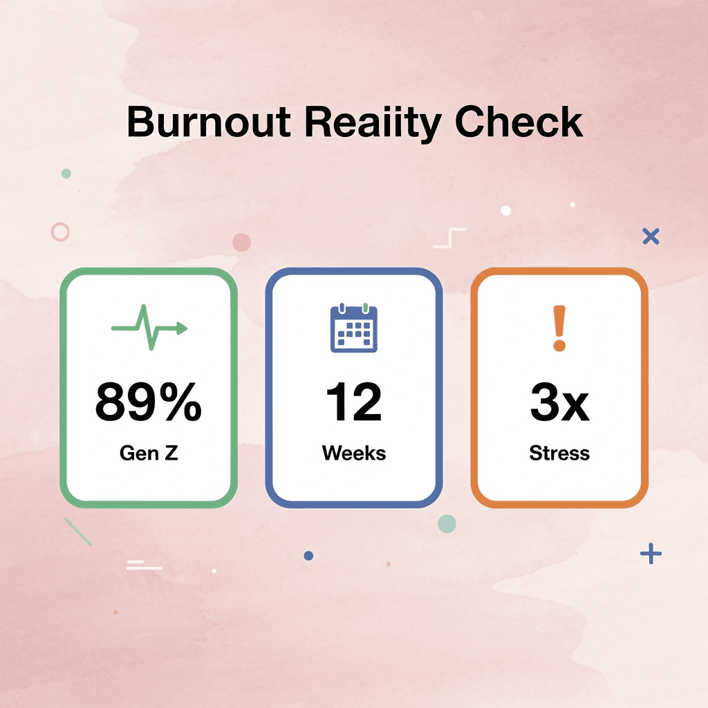  Statistics showing burnout rates and wedding planning stress factors