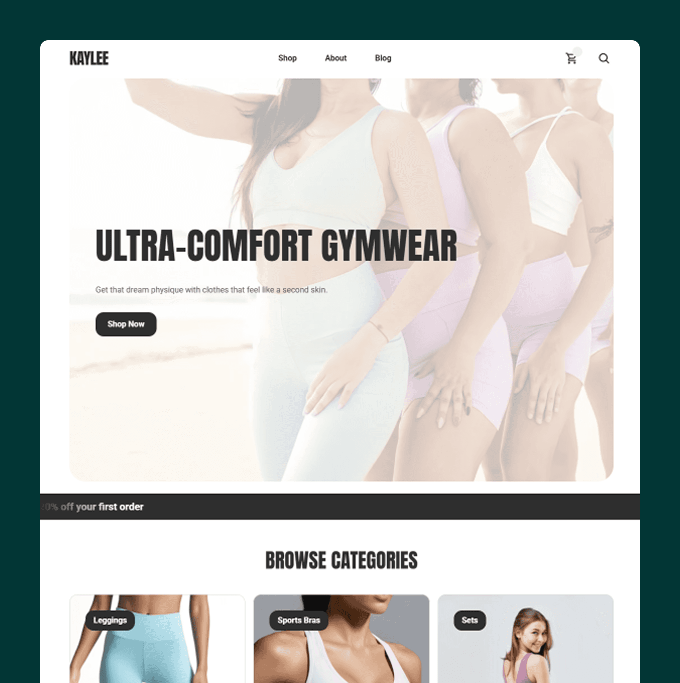 page snapshot from template