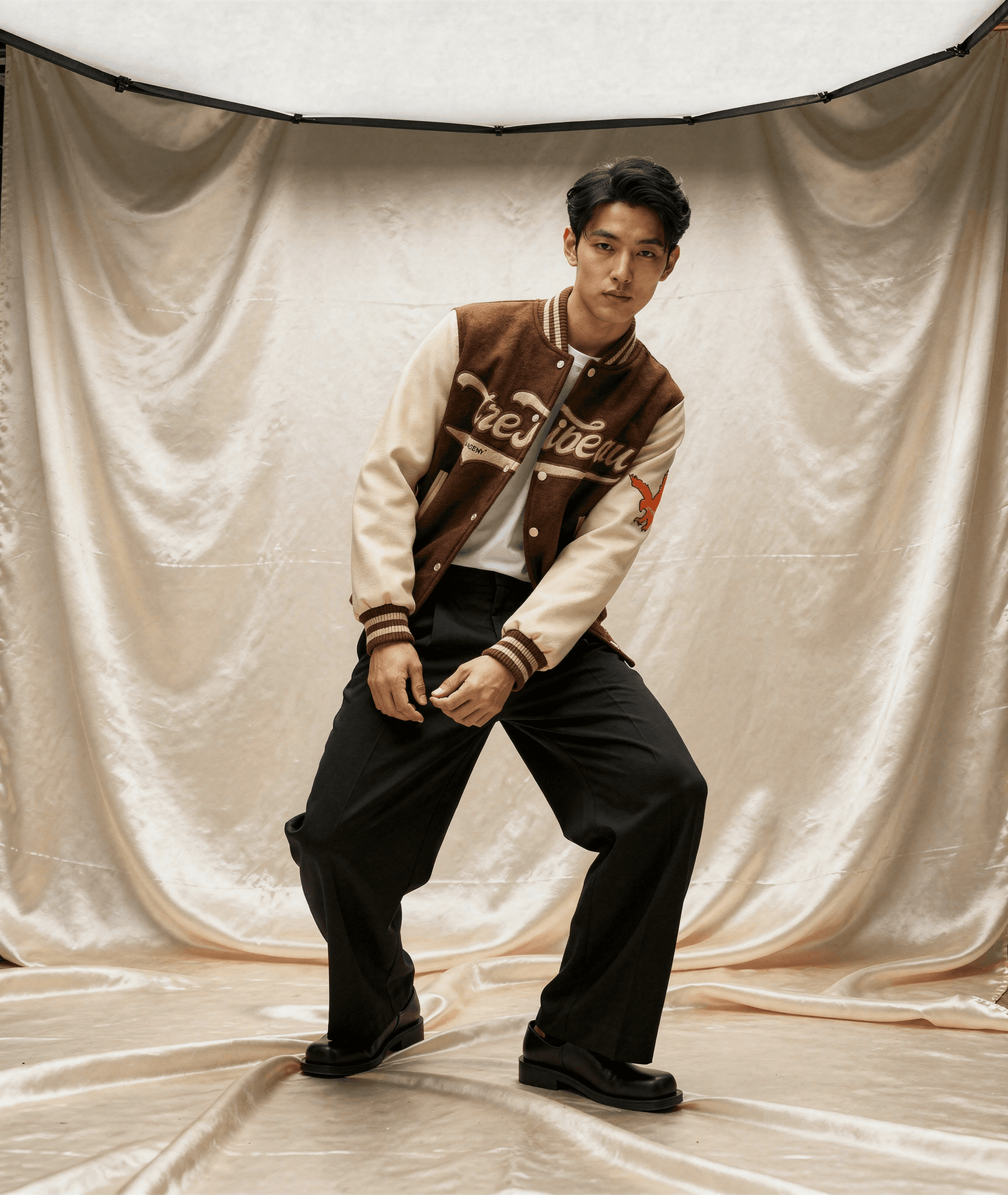 man's grey and black shirt