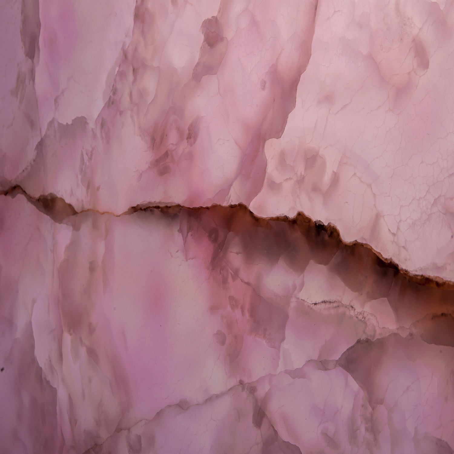 Classic Pink Onyx surface with elegant structures
