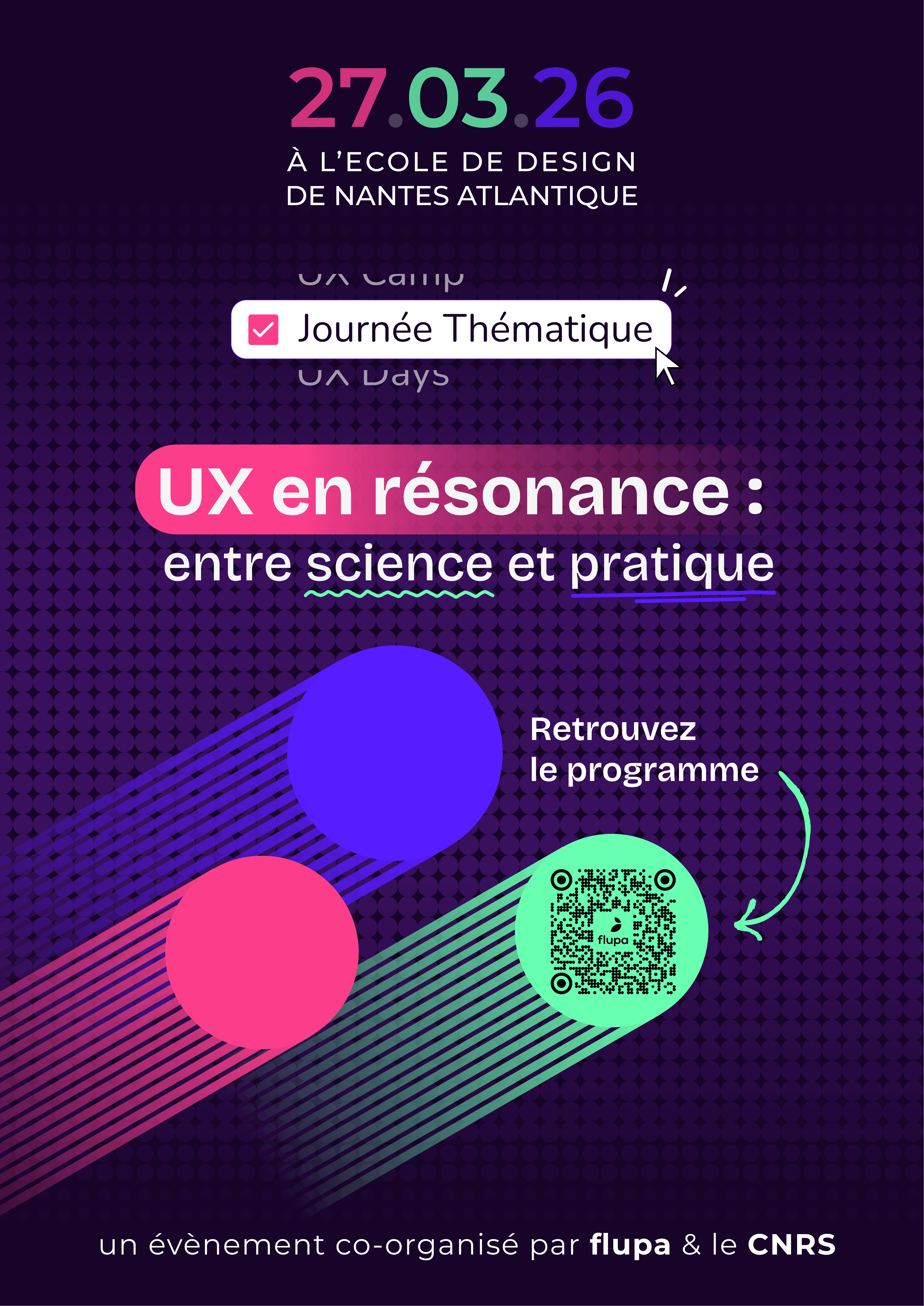 Affiche format A0 de l'évènement.