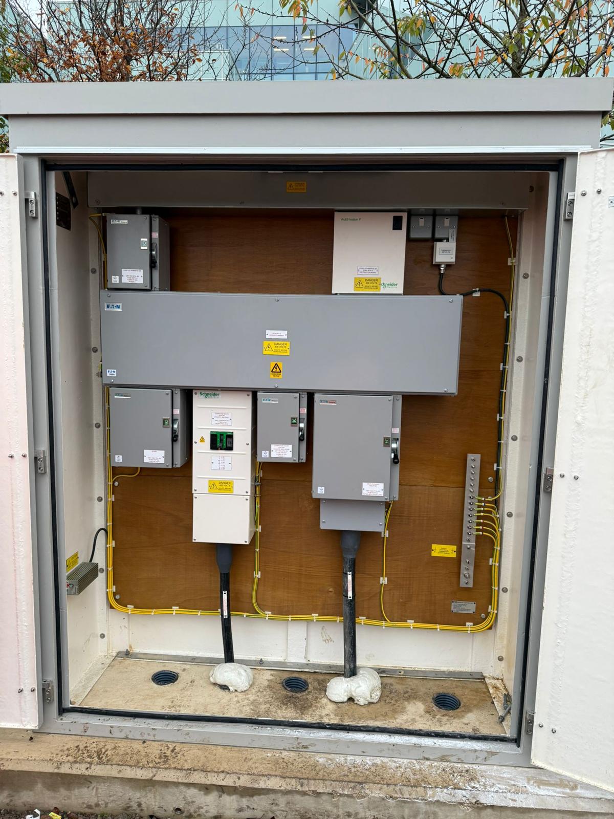 An electrical rail project completed by DPH 