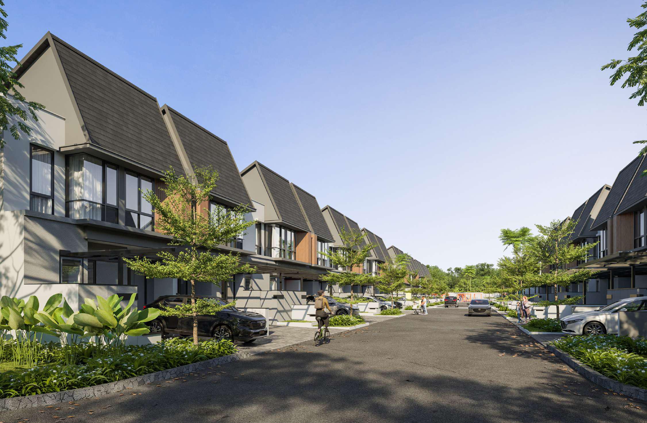 yellow house under whiet sky