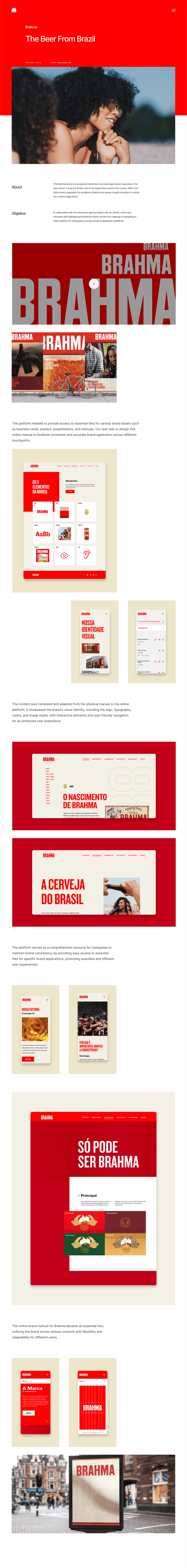Página do projeto Brahma no site da Reino