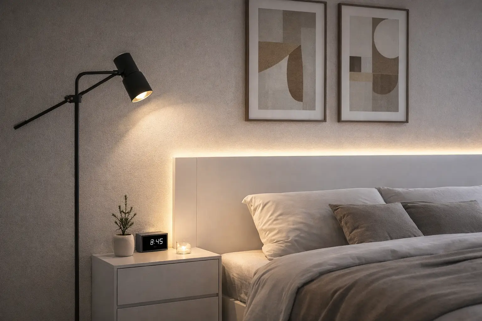 Σύγχρονος σχεδιασμός φωτισμού που αναδεικνύει τον χώρο και βελτιώνει τη λειτουργικότητα.