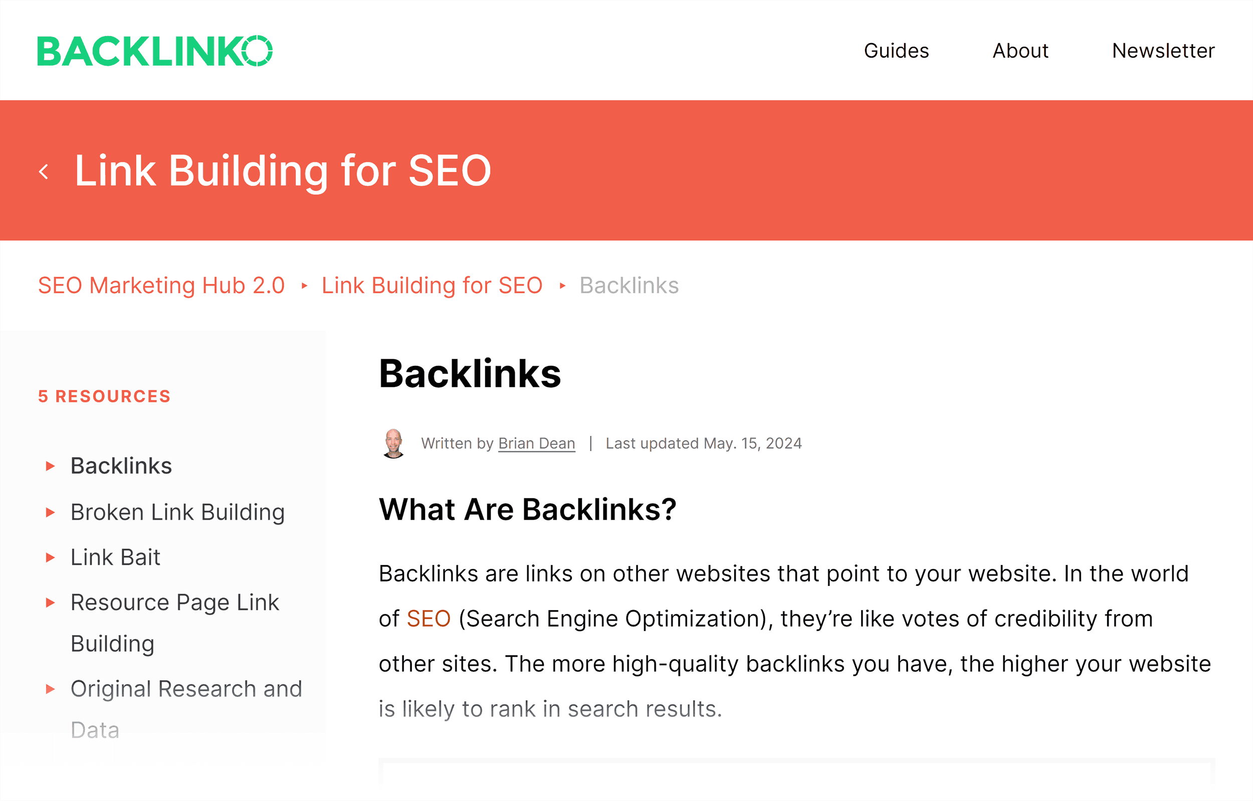 Backlinko Hub – SEO Backlinks