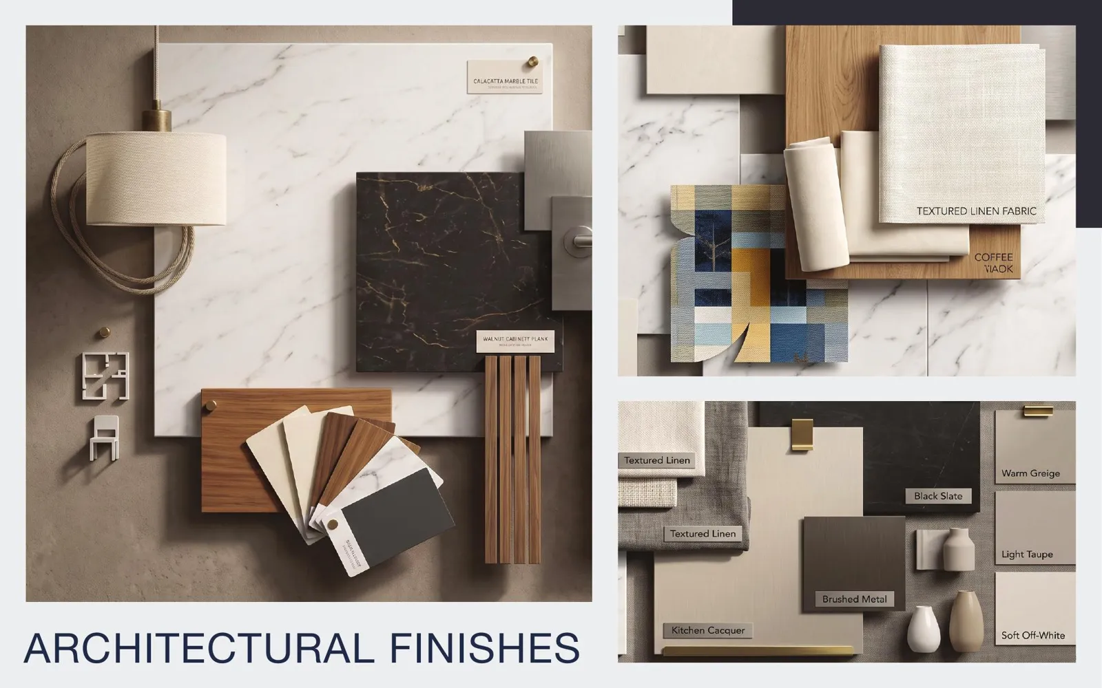 Horizon 10 brochure page: Architectural finishes