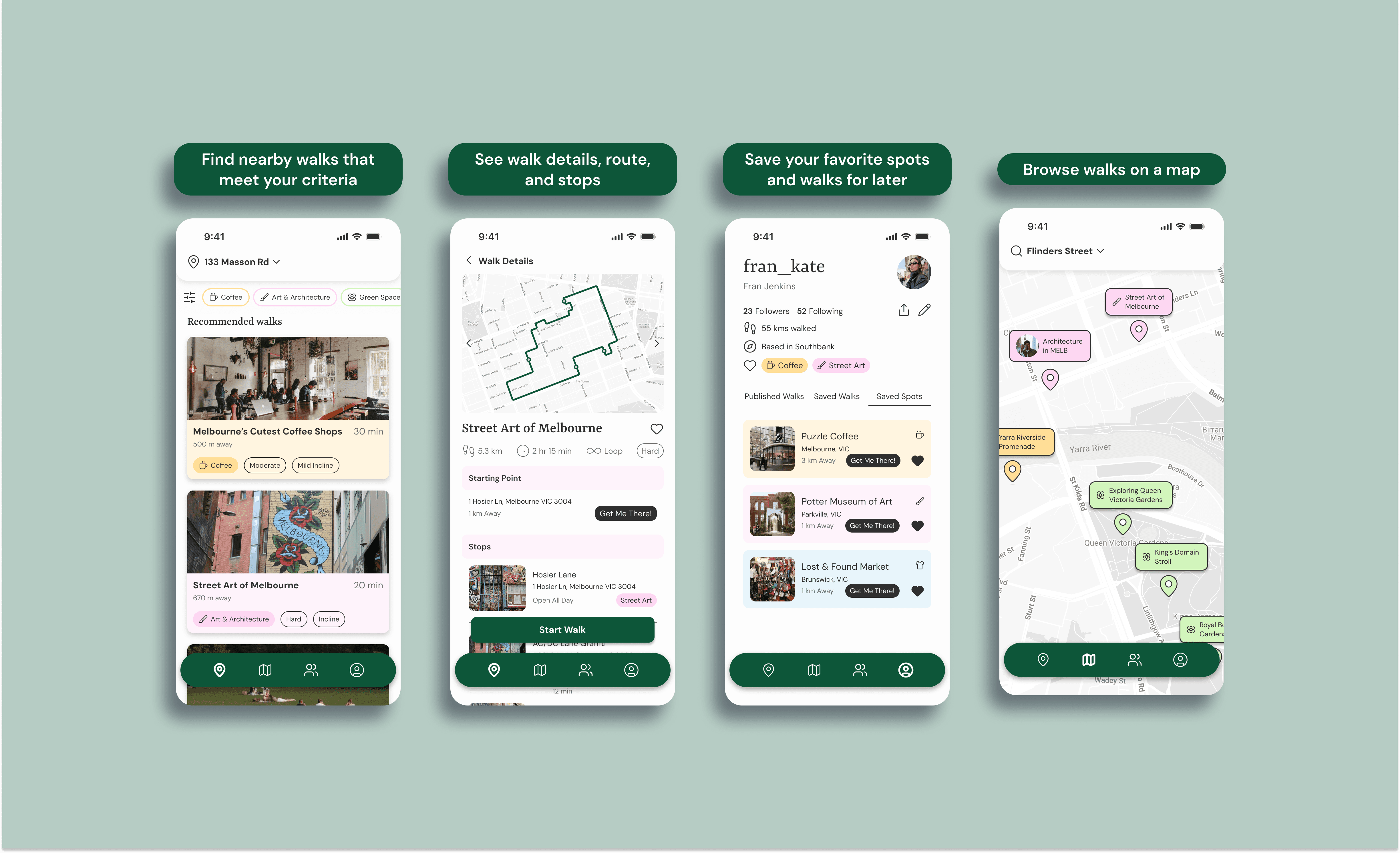 An overview of the core functionality of Detour.
