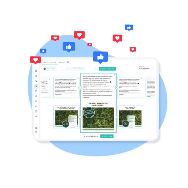 Social Media Automatisieren für Makler