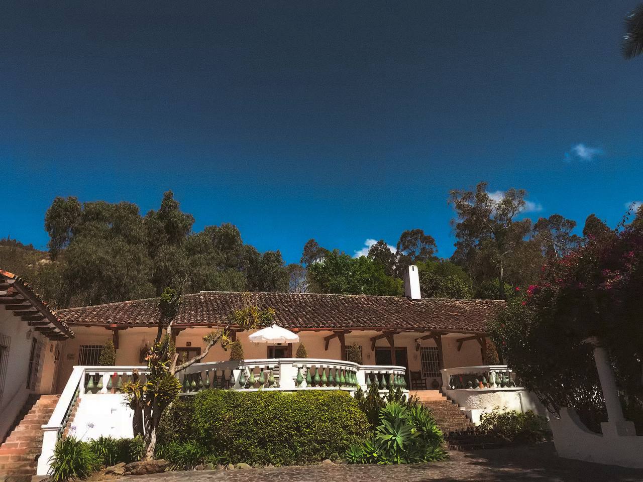 Historic hacienda near Cuenca in Ecuador