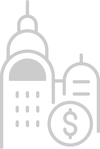 two skyscraper buildings representing private enterprise