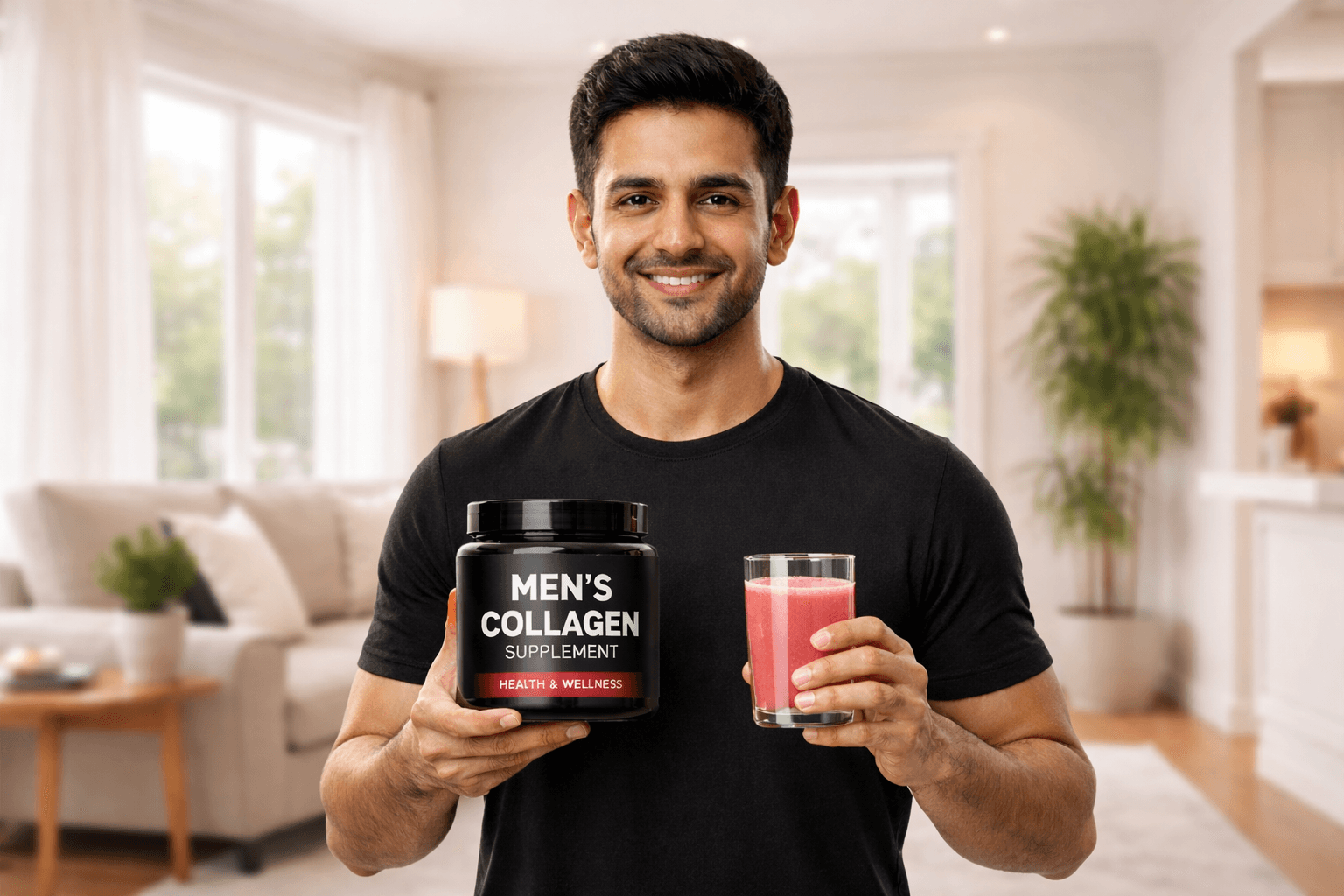 Claim Testing Study for a Men’s Collagen Supplement Using In-Home Usage