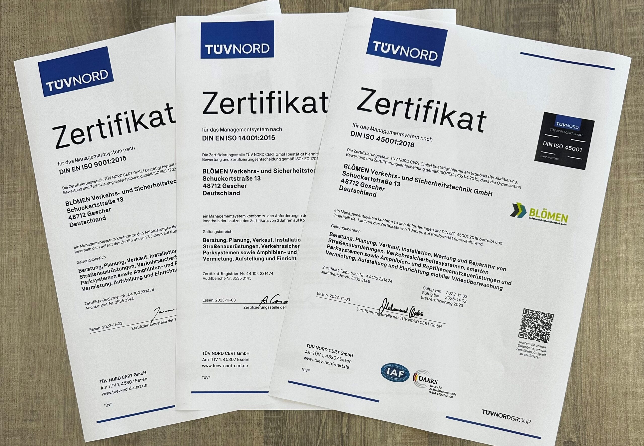 Zertifikate