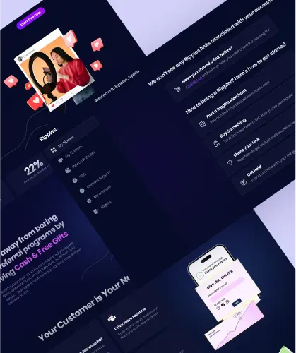 Affiliate Landing UI