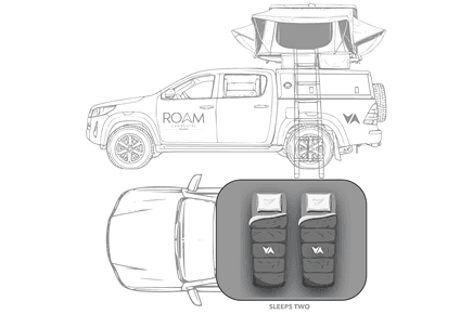 Hilux 2 pax setup