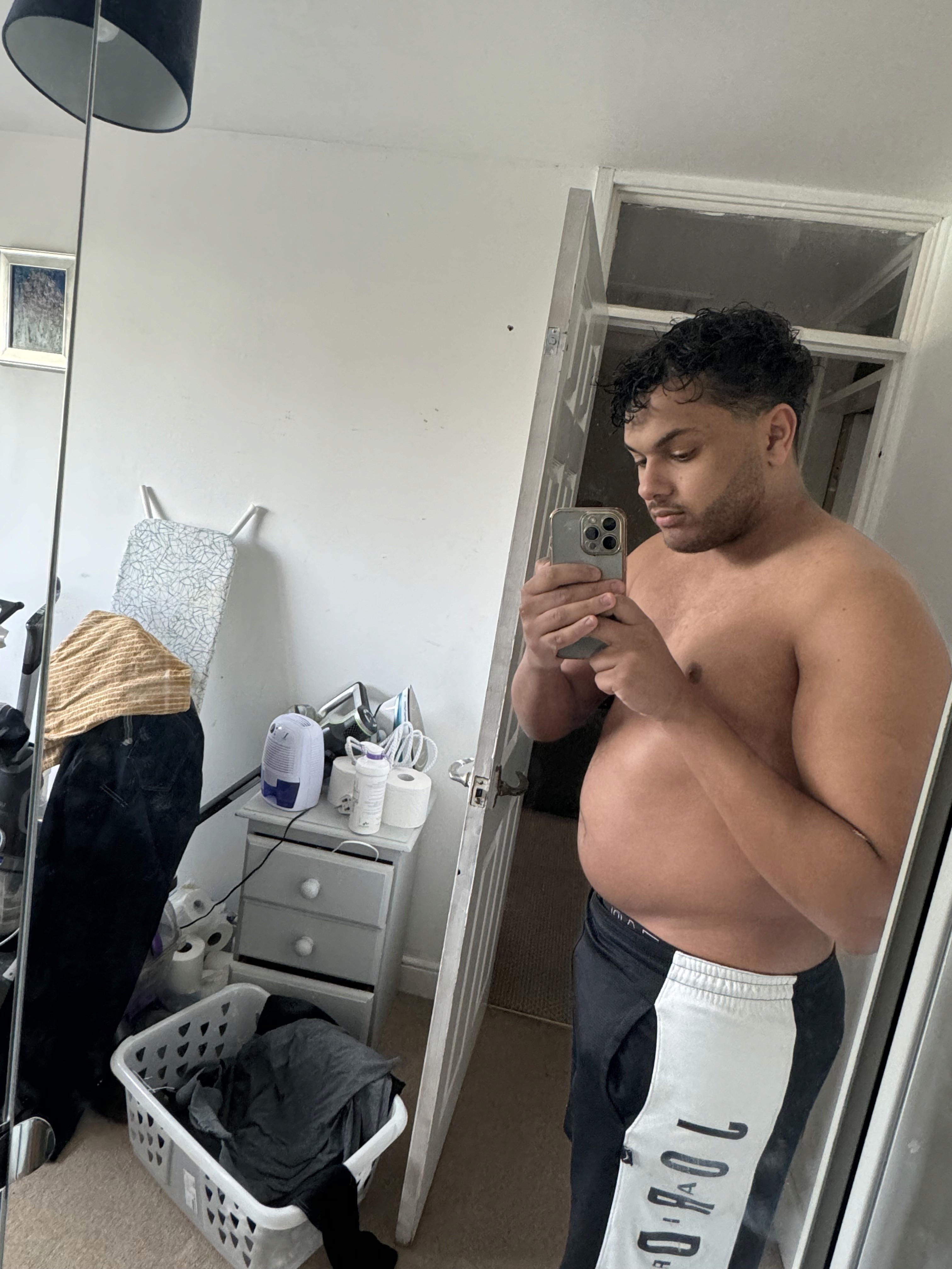 Earlier stage of Danny’s fitness journey