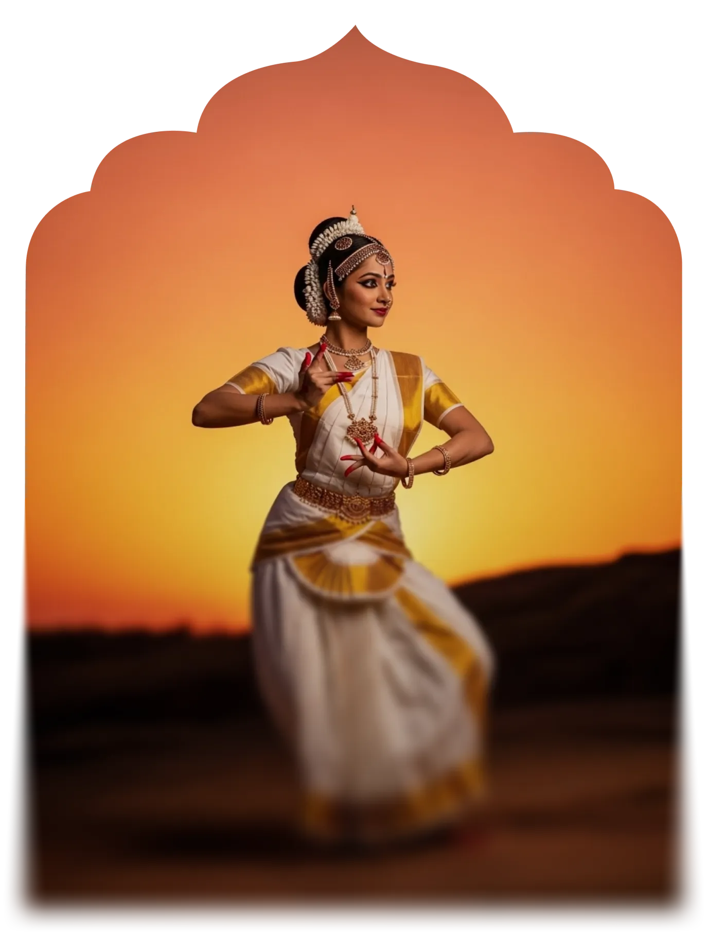 Mohiniyattam dancer