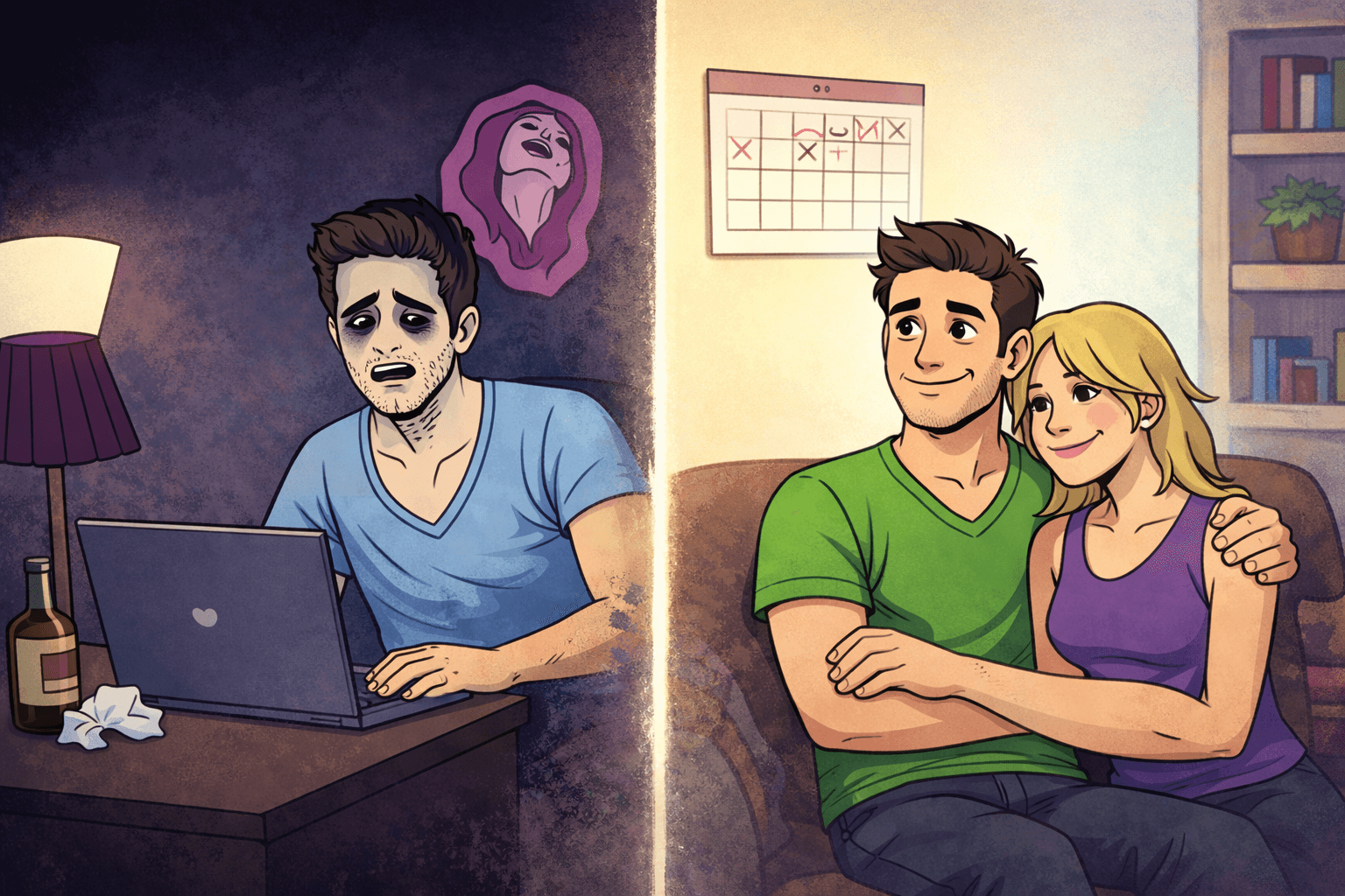 Identity change from porn recovery