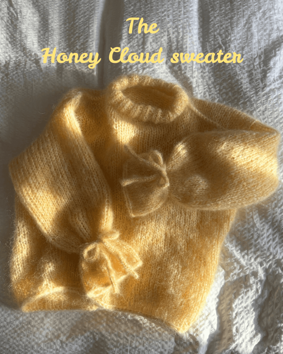 Honey Cloud Sweater knitting pattern, photo 2