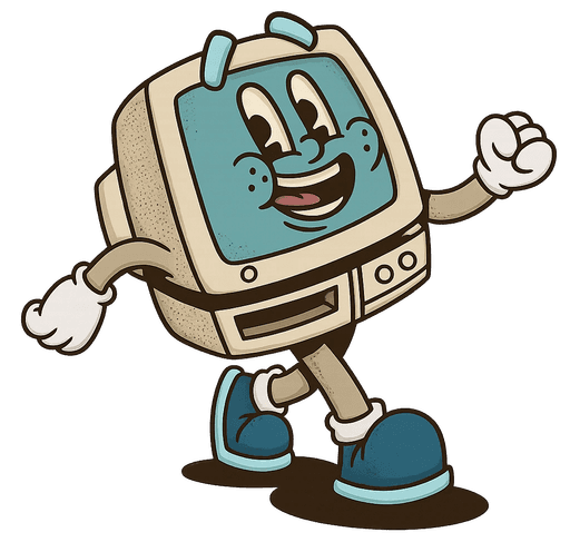 illustration of a dollar shaped character on a skateboard