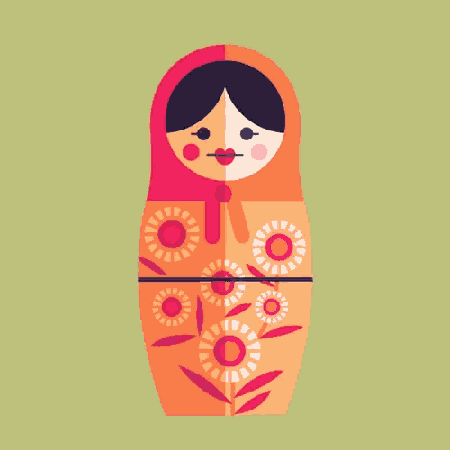 Cute Matryoshka Doll Not one size