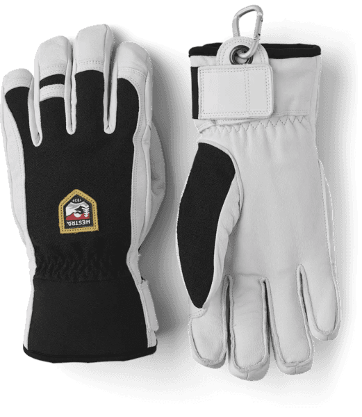 Black, Hestra Gloves Army Leather Patrol