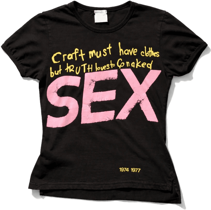 Black "SEX" T-Shirt
